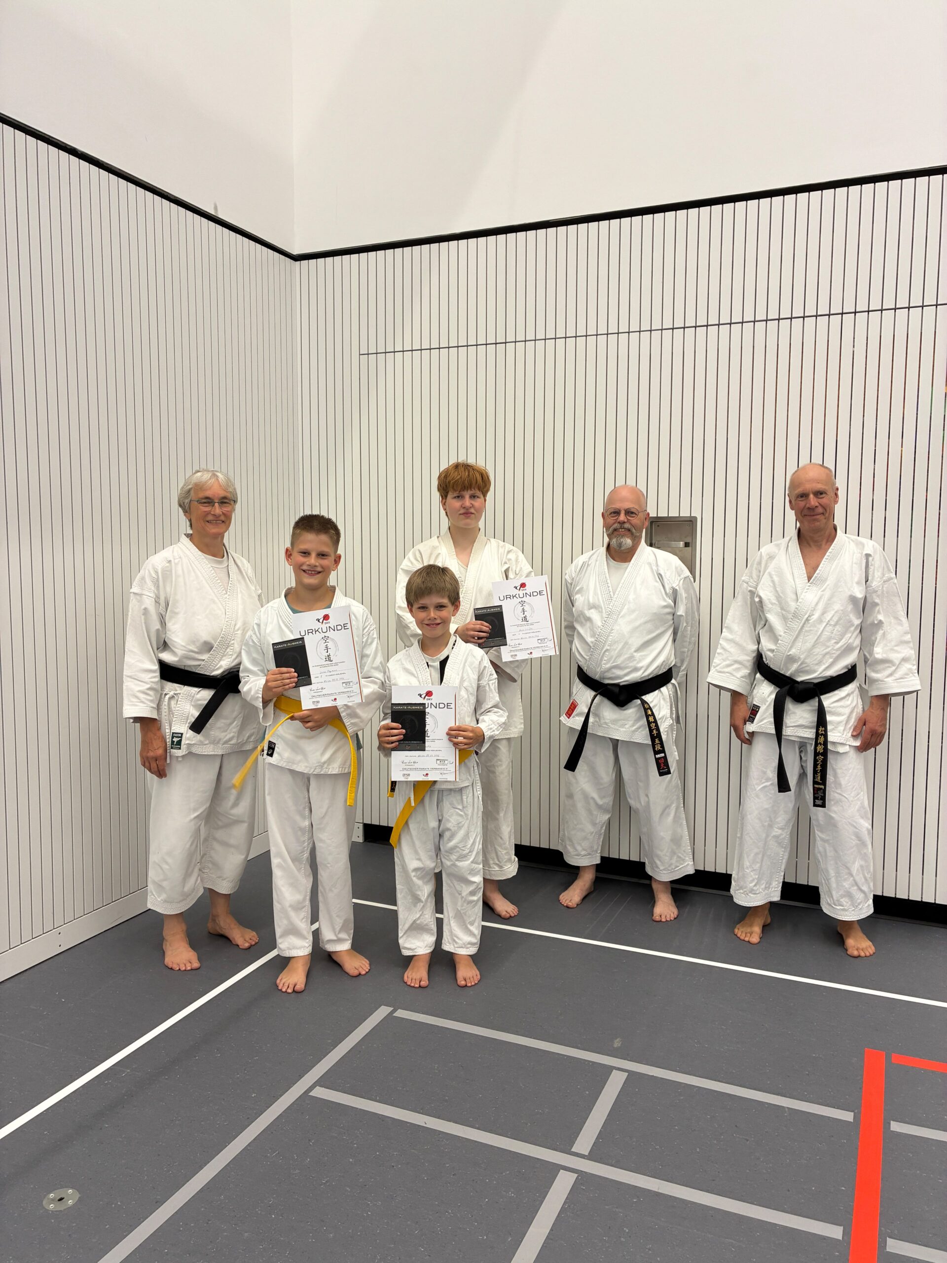 PRÜFUNGSTAGE UND TRAININGSSTART IN DER KARATE‑ABTEILUNG